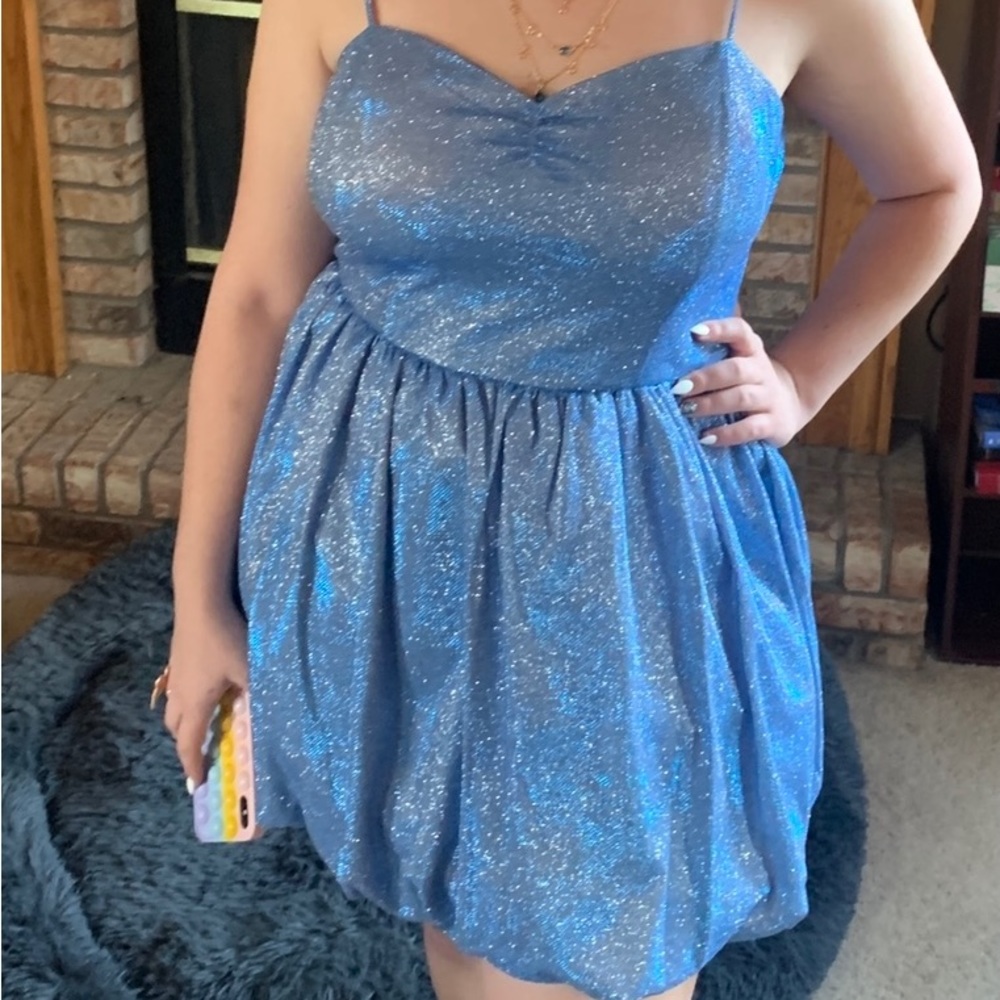 Blue Sparkly Homecoming Dress women’s size 17